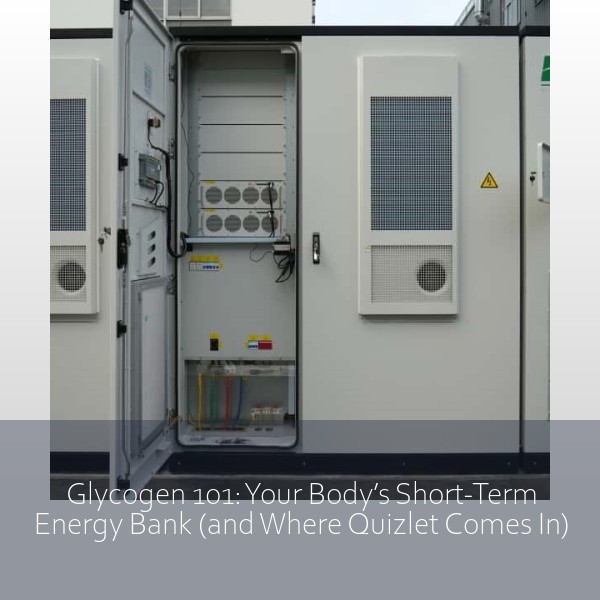 Glycogen 101: Your Body’s Short-Term Energy Bank (and Where Quizlet Comes In)